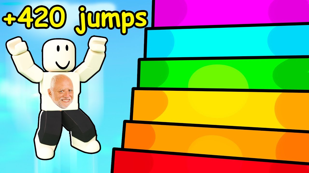 Every SECOND You Jump HIGHER in Roblox..