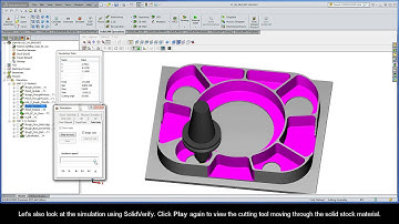 SolidCAM iMachining Getting Started - 2D Example: Pockets machining