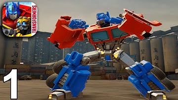 TRANSFORMERS: Forged to Fight Walkthrough Gameplay Part 1 - Act 1 Chapter 1 (iOS Android)