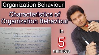 Characteristics of Organization Behaviour in Hindi | BCA/BBA/b.tech | study with akant pathak