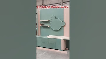 Making furniture from wood. Children