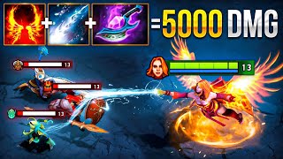 Новая ЛИНА в патче 7.32 🔥 Аганим = ВАНШОТ | LINA Dota 2