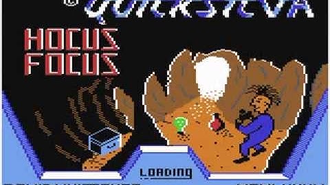 Commodore 64: Hocus Focus game ending by Quicksilva