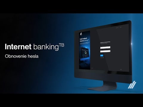 Internet banking – Obnovenie hesla