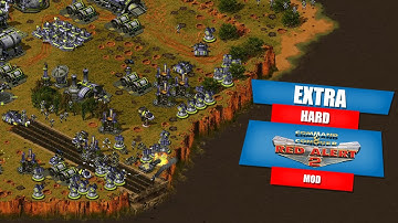 Red Alert 2 | Extra Hard Mod | Air Defenses vs Brutal Ai