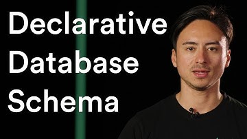 Introducing Declarative Database Schema