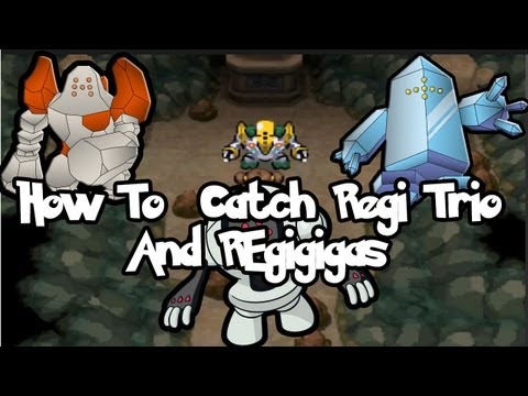 How & Where to Get/Catch Regirock, Registeel, Regice Trio and Regigigas in Pokemon Black 2 & White 2