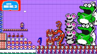 SMB 2 GameStyle! All Power Ups! NEW Themes! | Super Mario Maker 2 Course Experiment!