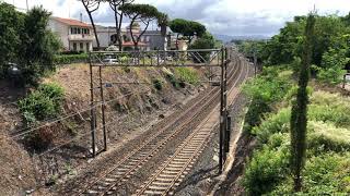 4K - Intercity 510 Trenitalia E401 in transito a Santa Marinella