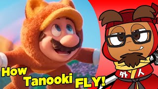 How and Why does Tanooki Mario FLY!? (Super Mario Bros. Movie)