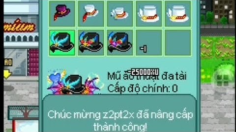 Avatar 2D- Nâng Cấp Mũ Ảo Thuật Đa Tài