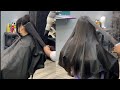 Silk Press on Extremely Long Hair -I did a SUBSCRIBERS hair !