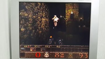 Quake timedemo demo1 benchmark - TI 486DLC 40MHz + ULSI Math-co DX2 + CL-GD5434 1MB VLB