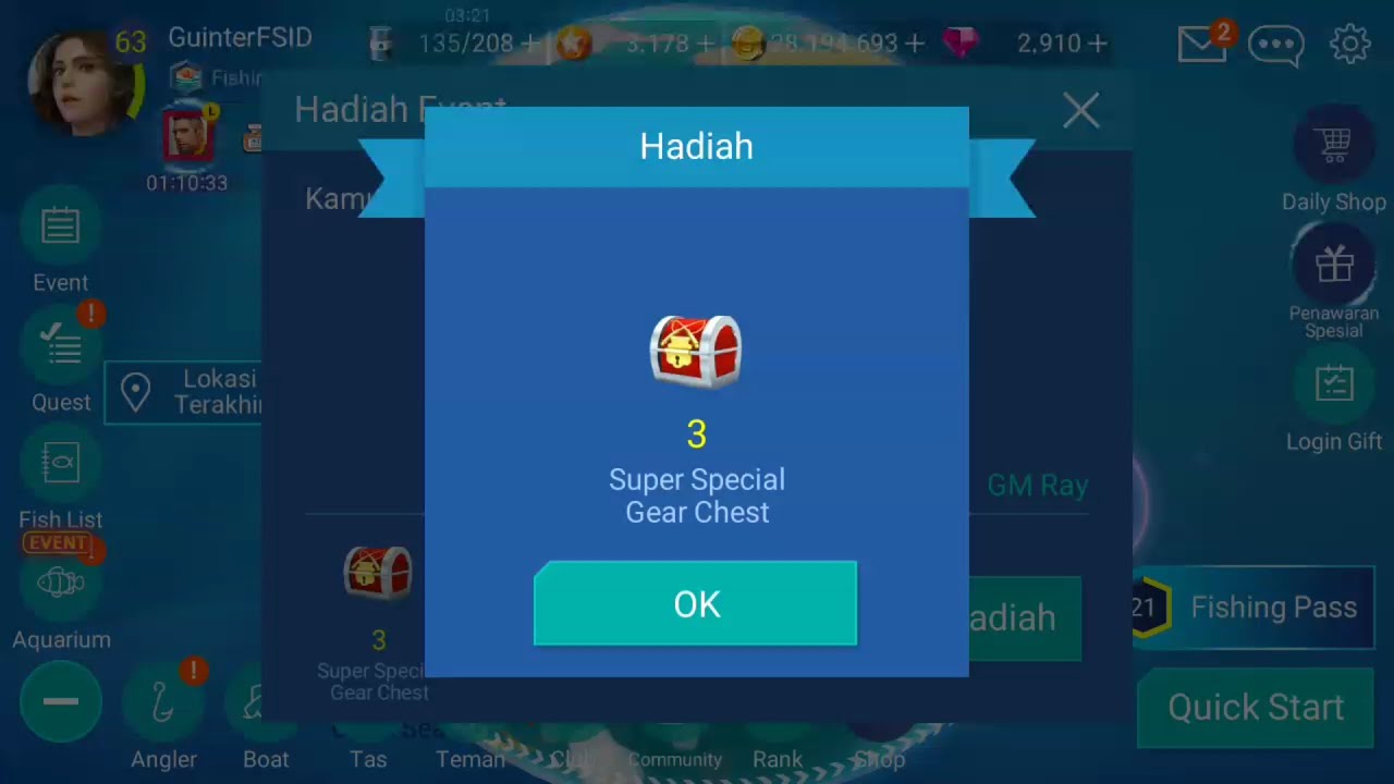 FISHING STRIKE | OPEN 3 BOX SUPER SPECIAL GEAR CHEST |