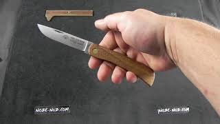 GE99 German Eye Work Knife Brown Wood