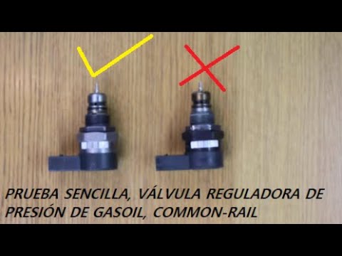 Comprobación SENCILLA de fallo de VÁLVULA reguladora de presión, sistema common rail. Bmw..