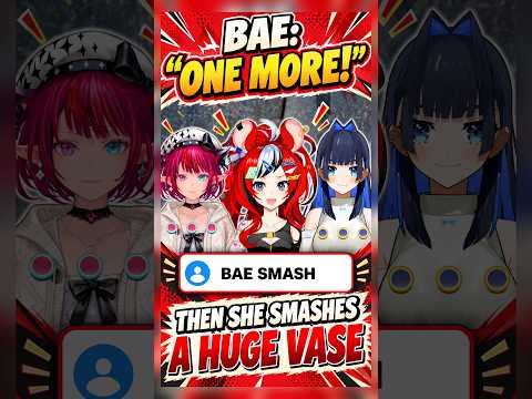 Bae Wants One More… Then Smashes a Huge Vase【Hakos Baelz / hololive-EN】【Promise Road Trip】