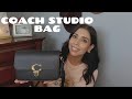 NEW COACH STUDIO SHOULDER BAG! Compare to Coach Cassie