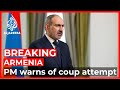 Armenian Prime Minister Pashinyan Says Military’s Demand That He Resign Is ‘An Attempted Coup’