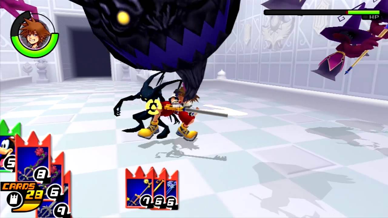 Kingdom Hearts Re Chain Of Memories Hd Enemy Card Wizard Youtube