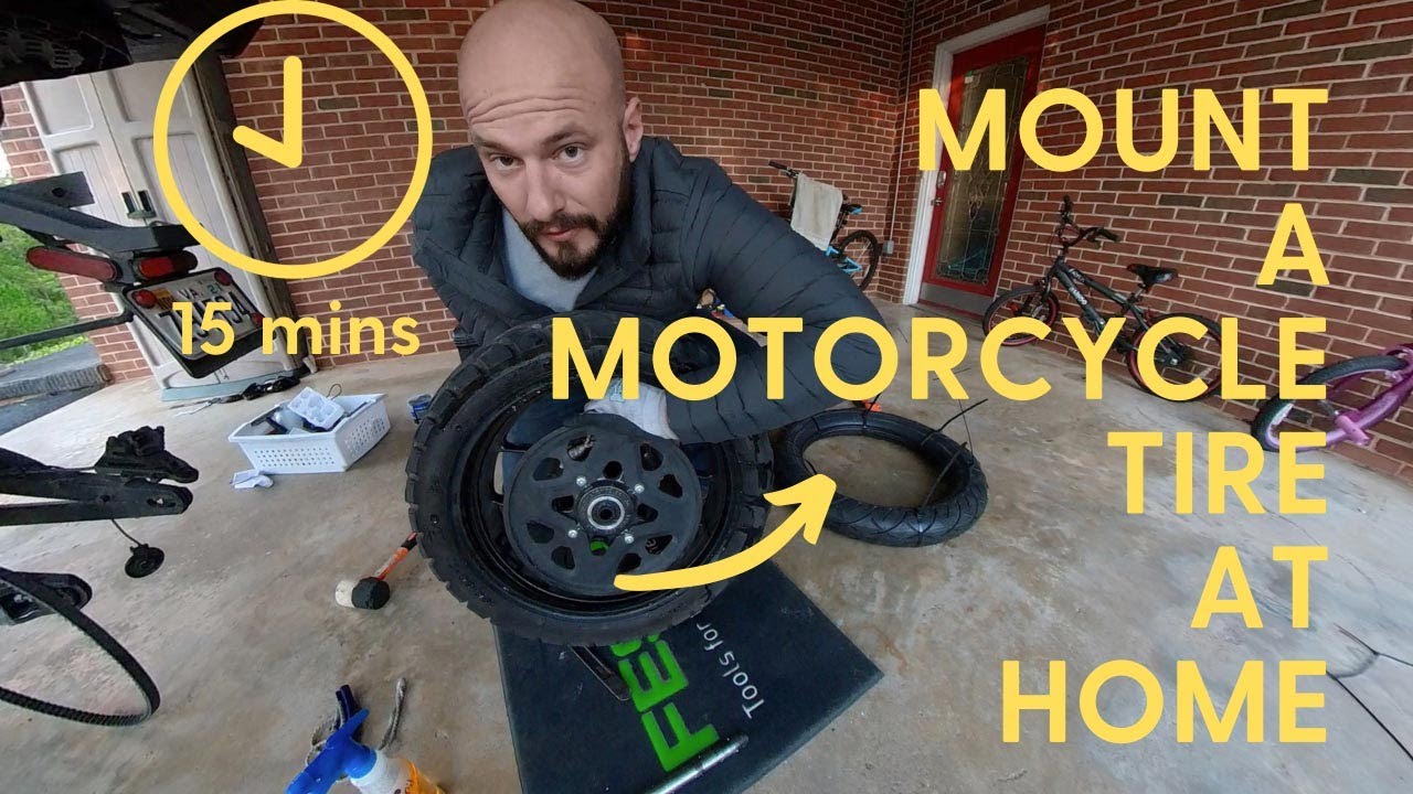How to Mount a Motorcycle Tire in 15 Minutes or Less - YouTube