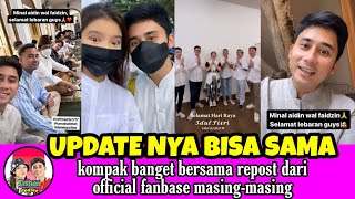 Edisi Eid Mubarak Dari Couple Tishad Tampil Beda Minal Aidin Walfaidzin Mohon Maaf Lahir Batin