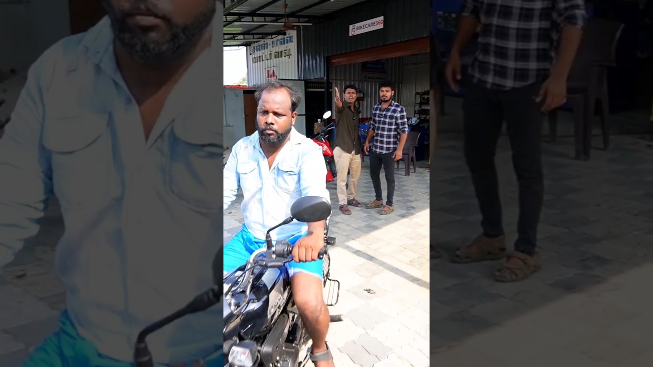 😒எனக்கு என் வண்டி தங்கம்❣️|BIKECARE360.COM #tamil #automobile #trendingshorts #crashgaurd #splendor
