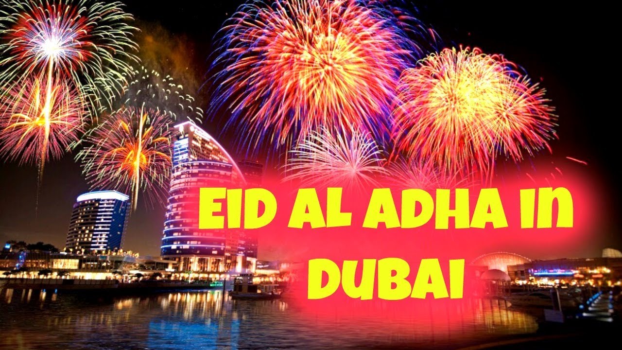 Amazing Fireworks in Dubai for Eid Al Adha 2017! - YouTube