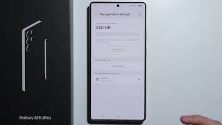 Samsung S25 Ultra: How to Set Up Hotspot Mobile Data Limit? screenshot 1