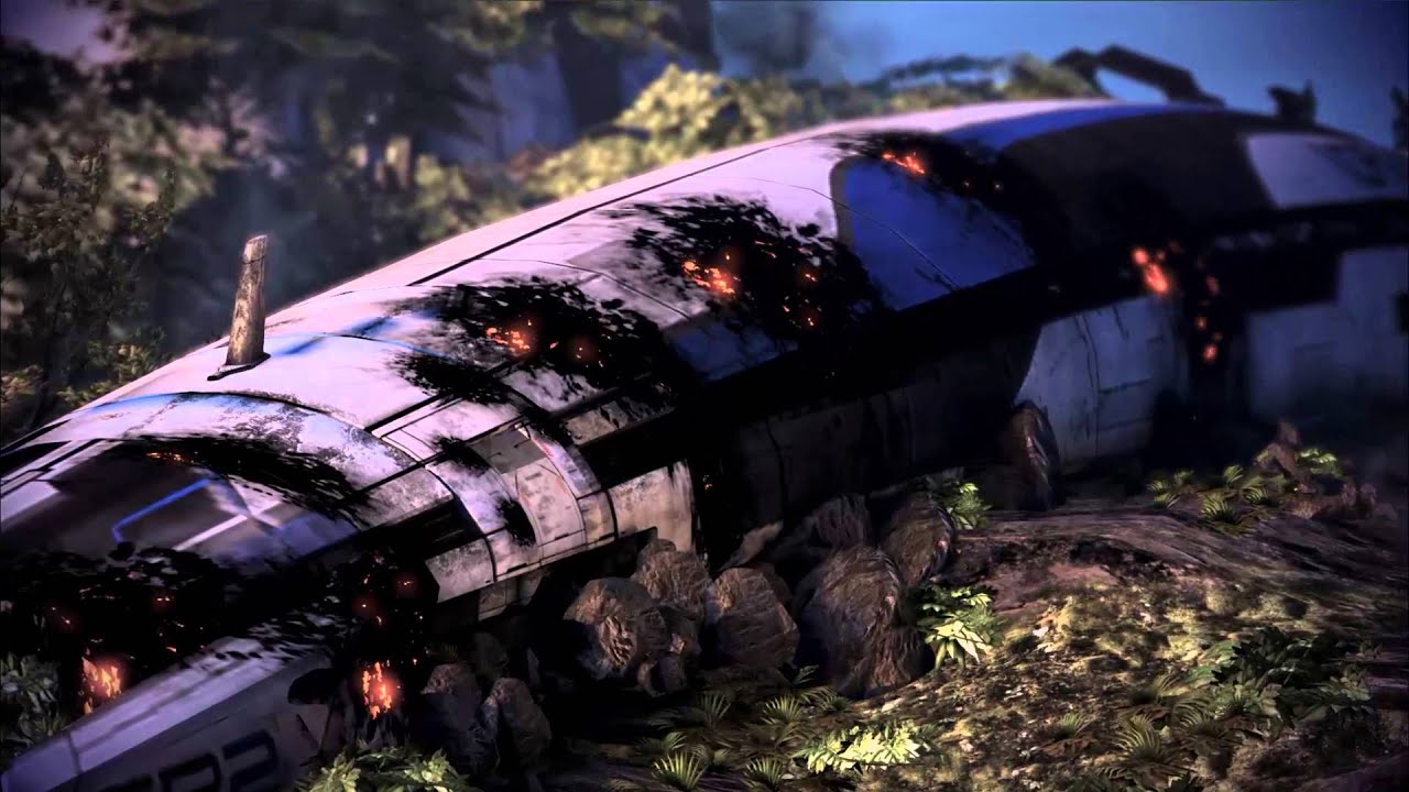 Mass Effect 3 Original Ending Destroy Shepard lives ending (FemShep