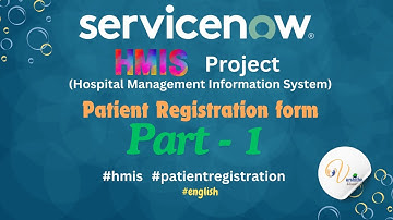 #1 Service Now HMIS patient registration #english