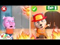 Fire Safety Song 🔥 Wolfoo Escape The Fire | Safety Tips for Kids | Wolfoo Kids Songs