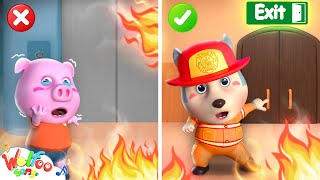 Fire Safety Song 🔥 Wolfoo Escape The Fire | Safety Tips for Kids | Wolfoo Kids Songs