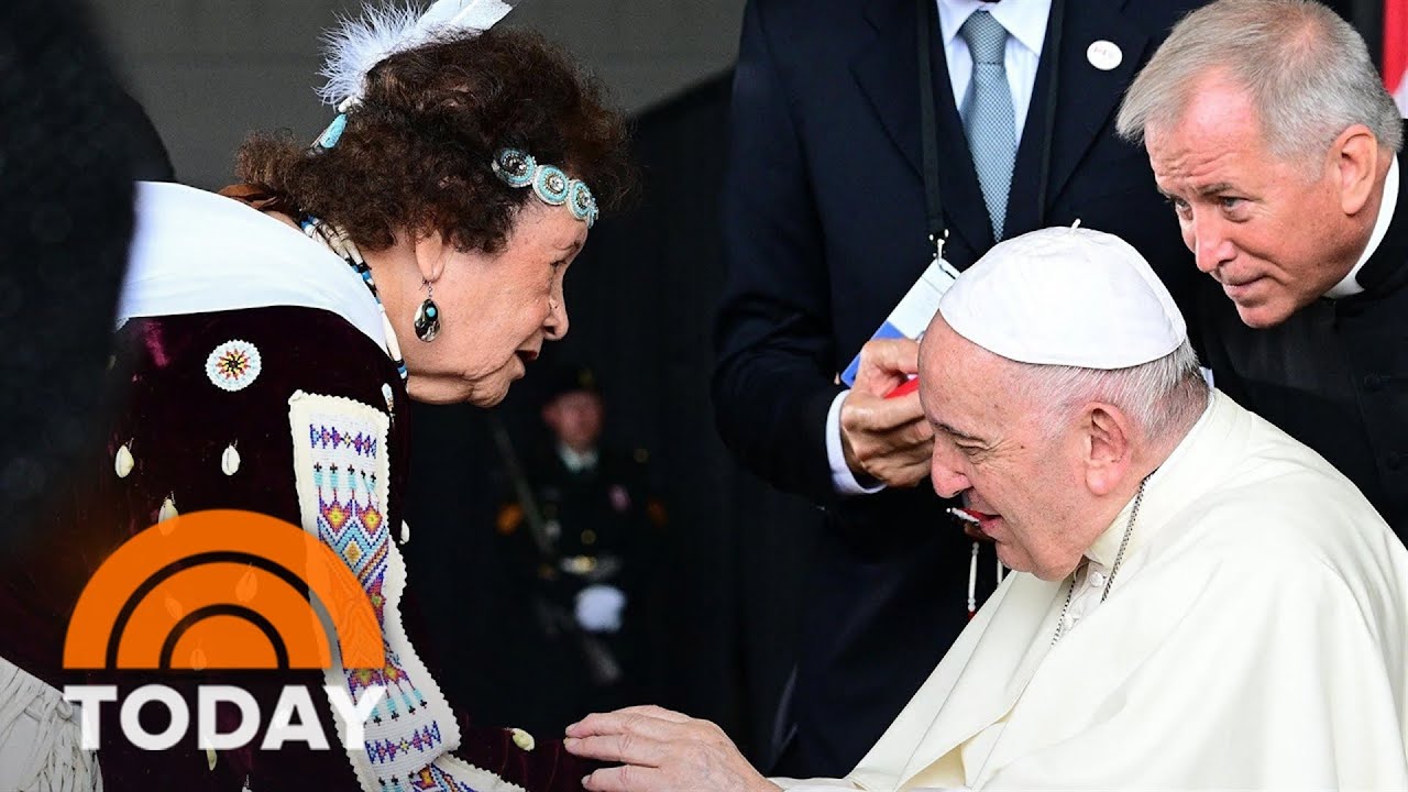 Pope Francis Arrives In Canada To Apologize To Indigenous Groups - YouTube