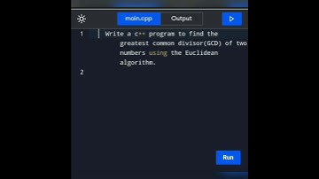 How to write a c++ program to find the greatest common divisor (GCD)? #codewithkhushi