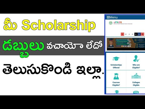 How to check scholarship status 2020-21 in telugu||TsEpass|| By Telugutechexperience