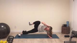 Side Plank Crunches