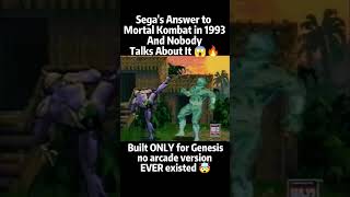Sega's Answer to Mortal Kombat in 1993 — And Nobody Talks About It 😱🔥#segagenesis #sega #gaming