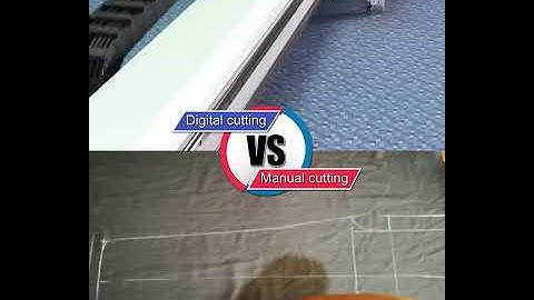 Cutting textile material with AOL