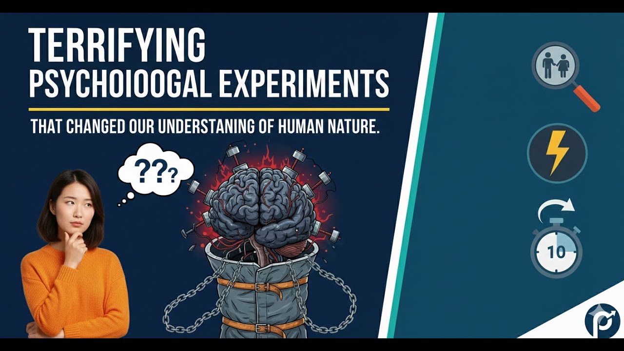 Terrifying psychological experiments that changed our understanding of human nature.