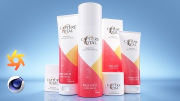 3D Cosmetics & Packaging Easy Workflow 2023