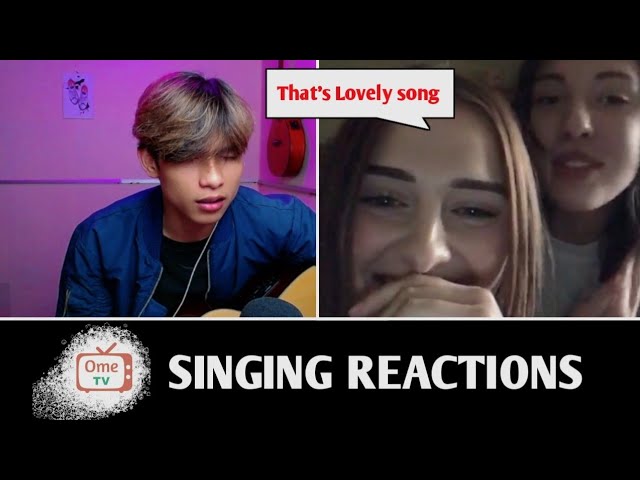 Nyanyi lagu Russia ke penyanyi Russia,, Reaksi mereka... | SINGING REACTIONS OmeTV class=