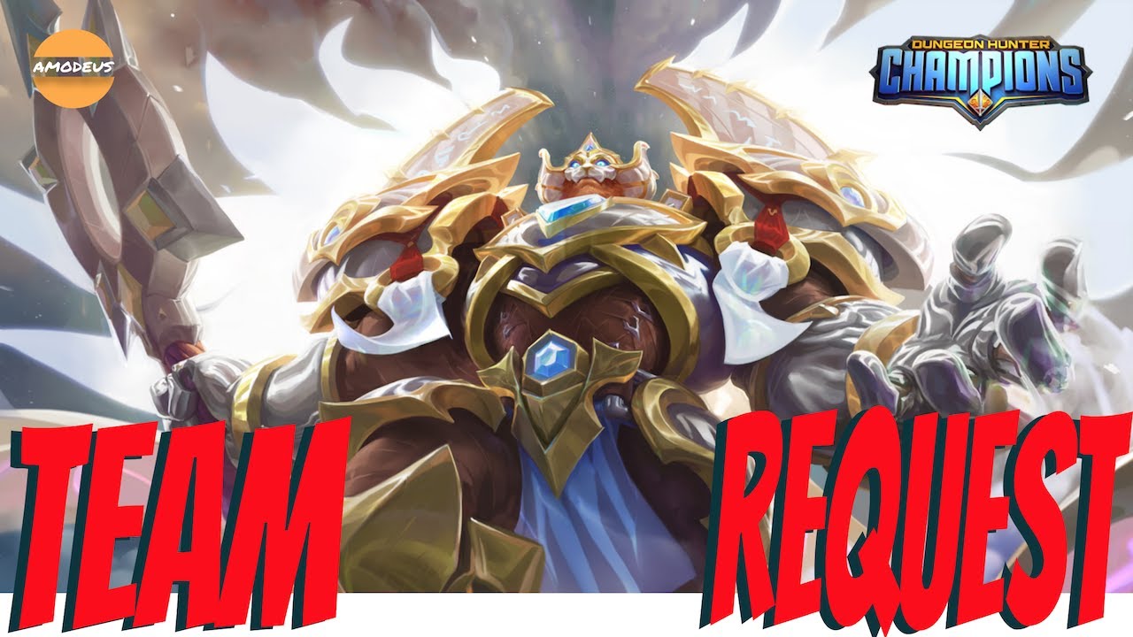 Dungeon Hunter Champions:  Requested Team Build