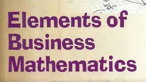 BBA Sem 1 Maths_Lecture_31