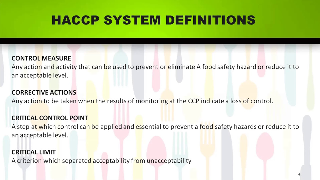 Managing HACCP Guidelines at Food Service Centre for Athletes YouTube