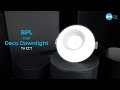 BPL 10W Deco Downlight Tri CCT
