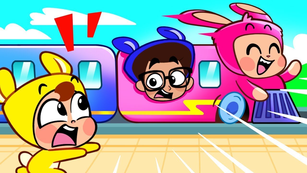 Wow! Labubu Train! Subway Safety Challenge for Kids 🚇 Body Puzzle Game 🧩 Funny Cartoons for Kids