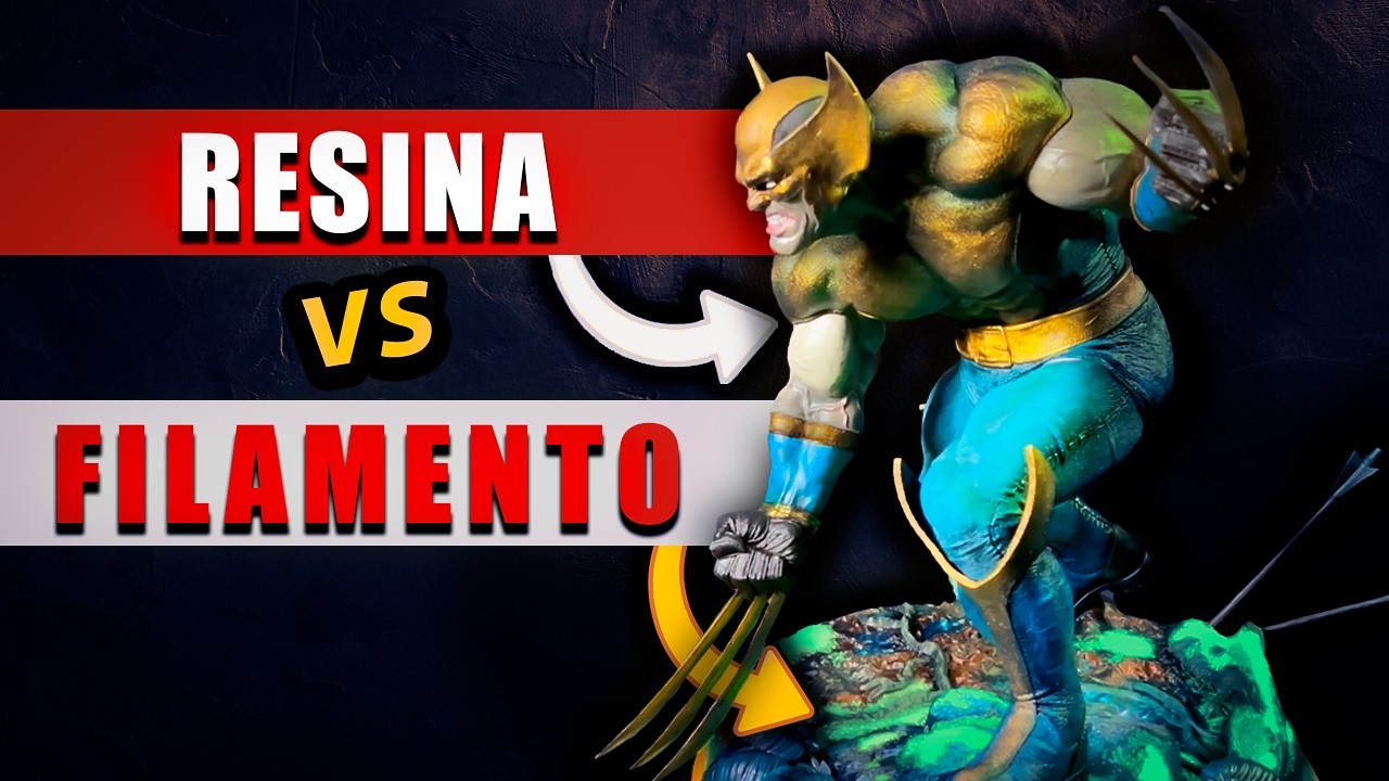 Impressora 3D Resina vs Filamento (FDM): Qual Escolher? Testes Reais e Resultado Surpreendente!