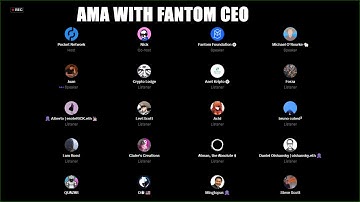Fantom AMA with FTM CEO