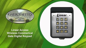 How To Use Linear Access Driveway Gate Wireless Commercial Digital Keypad